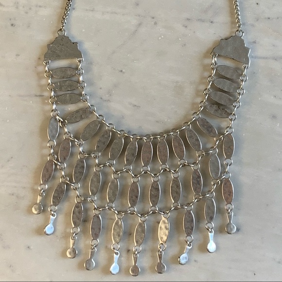 Vintage Lucky Brand Pink Stone Collar Statement Necklace - Picture 7 of 7